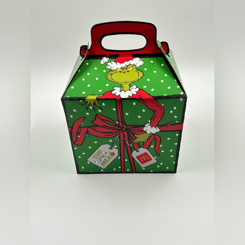 McDonald’s Grinch Happy Meal Box EMPTY Limited Edition 2025 Promo